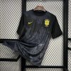 maillot-de-football-inspiration-bresil-concept-couleur-noire koszulka piłkarska inspiracja Brazylia w kolorze czarnym