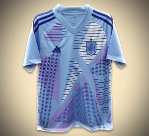 maillot-gardien-espagne-bleu-2024 Koszulka Bramkarska Hiszpania Niebieska 2024
