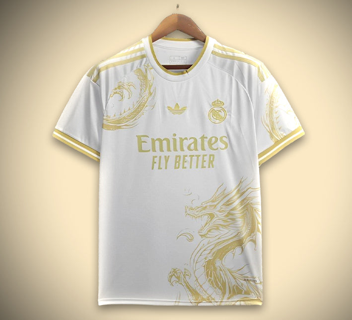 Maillot Concept Réal Madrid Spécial Édition Dragon Or 2425