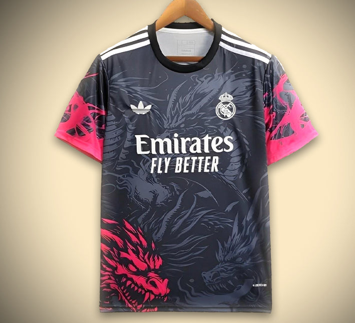 maillot-concept-real-madrid-edition-dragon-rougenoir-2425 Maillot Concept Réal Madrid Édition Dragon RougeNoir 2425