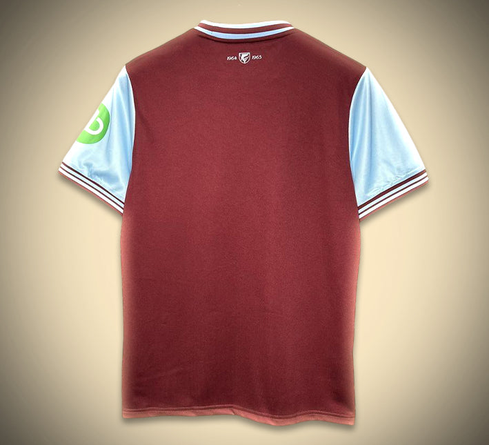 MAILLOTWESTHAMDOMICILEDOS.jpg Koszulka West Ham Domowa 2024-2025 widok z boku