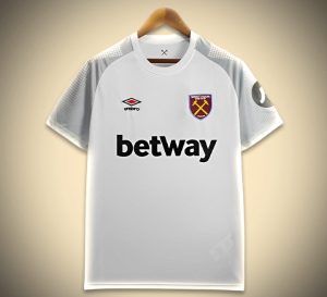Koszulka West Ham Wyjazdowa 2024-2025 widok z przodu