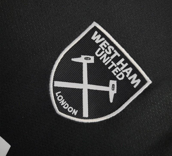 Koszulka West Ham Third 2024-2025 detal tkaniny