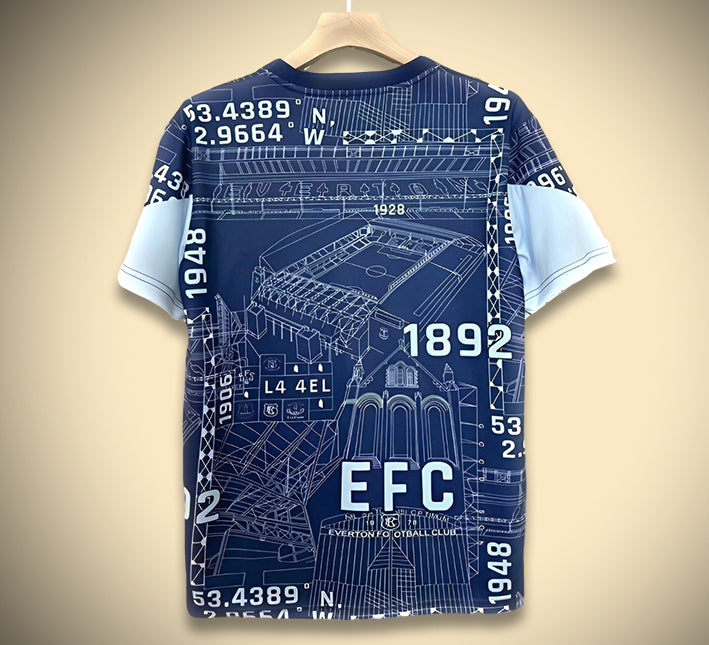 Haut d entrainement Everton avant match edition d adieu 2425