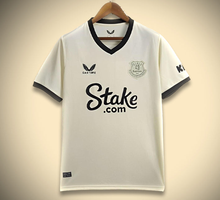 maillot-everton-exterieur-blanc-2425 Koszulka Everton Wyjazdowa Biała 2425