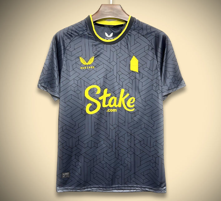 jersey-everton-noir-pour-supporter-collection-exterieur-2024-2025 Koszulka Everton czarna dla kibica kolekcja wyjazdowa 2024 2025