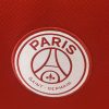 MaillotPSGEXT2RIEURLOGO.jpg Koszulka Paris Saint-Germain Wyjazdowa Edycja Czerwona 2024-2025 widok z profilu