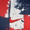 MaillotPSGspecialnike.jpg Koszulka Paris Saint-Germain Przedmeczowa 2024-2025 detal tkaniny
