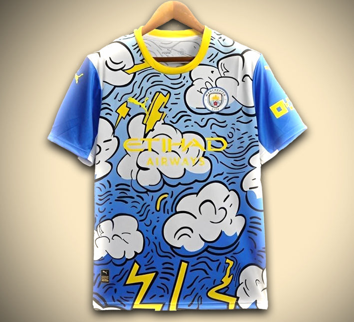 Tenue supporter Manchester City maillot concept collector