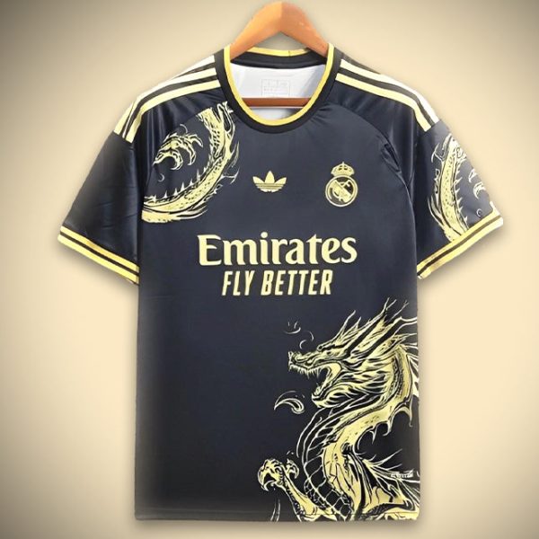Koszulka Concept Real Madryt Dragon Złota Edycja 2024-2025