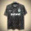 Koszulka Sporting CP Bramkarska Czarna 2024-2025 widok z przodu
