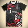koszulka piłkarska koncept Liverpool czarna edycja 2024 2025