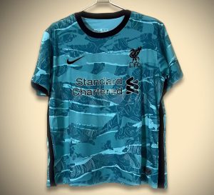 maillot-exterieur-liverpool-saison-2021-tenue-officielle-de-football Koszulka wyjazdowa Liverpool sezon 2021 strój oficjalny piłkarski