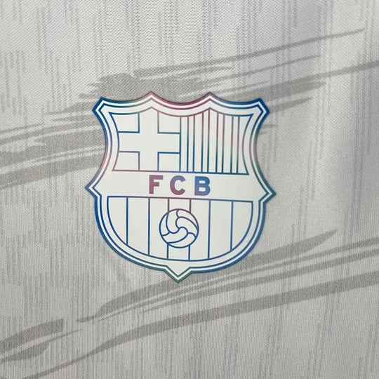Koszulka concept biała FC Barcelona sezon 2025 2026 strój piłkarski