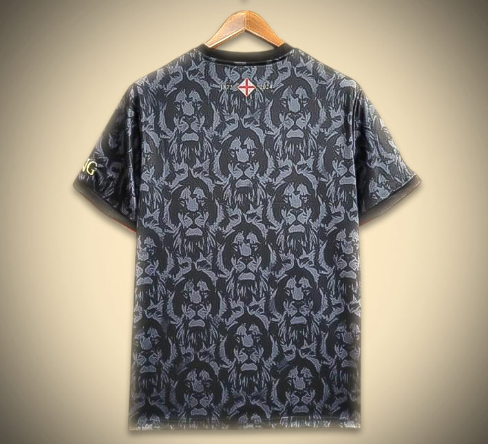 Maillot Concept Angleterre Édition Comma Noir 2024 vue de dos