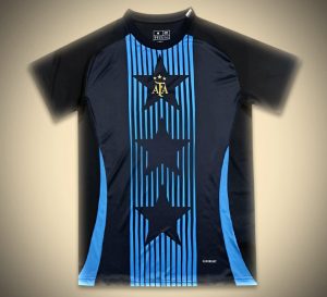 maillot-avant-match-argentine-2024-bleu-et-blanc-pour-entrainement-football Koszulka przedmeczowa Argentyny 2024 niebiesko-biała do treningu piłkarskiego