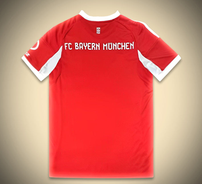 Koszulka domowa concept Bayern Monachium sezon 2025 2026 czerwono-biała styl kibica