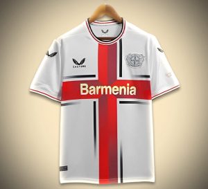 Koszulka Bayern Leverkusen Wyjazdowa Biała 2425