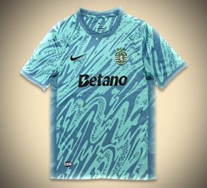 Koszulka Sporting CP Bramkarska 2024-2025 widok z przodu