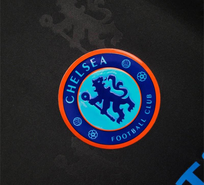 t-shirt-football-chelsea-style-concept-couleur-noire-saison-2425 Koszulka piłkarska Chelsea styl concept kolor czarny sezon 2425