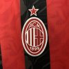 Koszulka domowa AC Milan concept sezon 2025 2026 czerwona i czarna