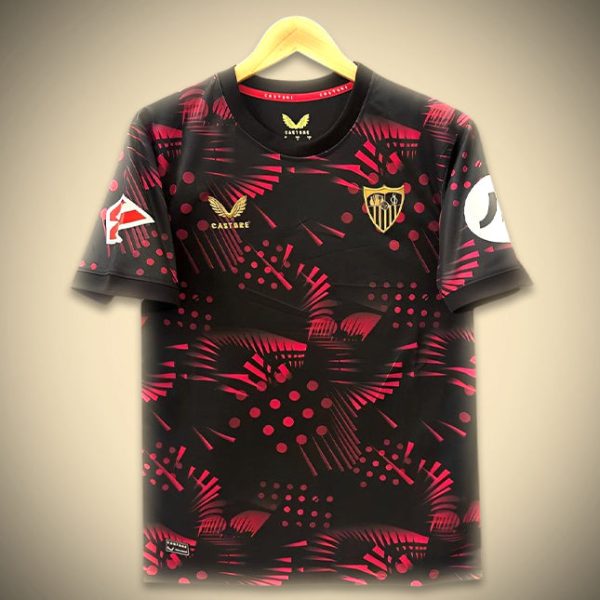 Koszulka FC Sevilla Wyjazdowa Czarna 2024-2025