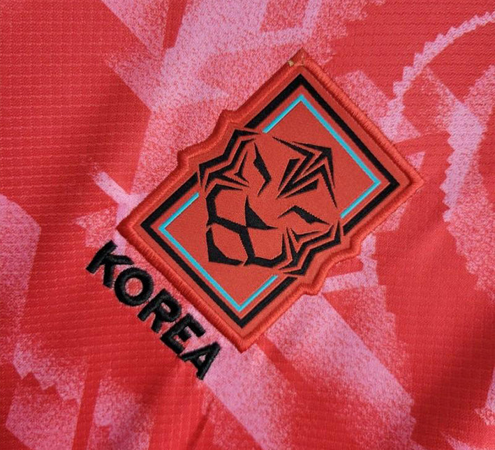 maillot-domicile-equipe-de-coree-du-sud-saison-2024-rouge Koszulka domowa reprezentacji Korei Południowej sezon 2024 czerwona