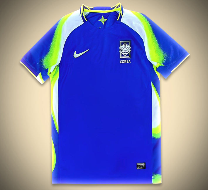 maillot-de-football-exterieur-coree-du-sud-saison-2025-tenue-officielle-rouge Koszulka piłkarska wyjazdowa Korea Południowa sezon 2025 oficjalny strój czerwony