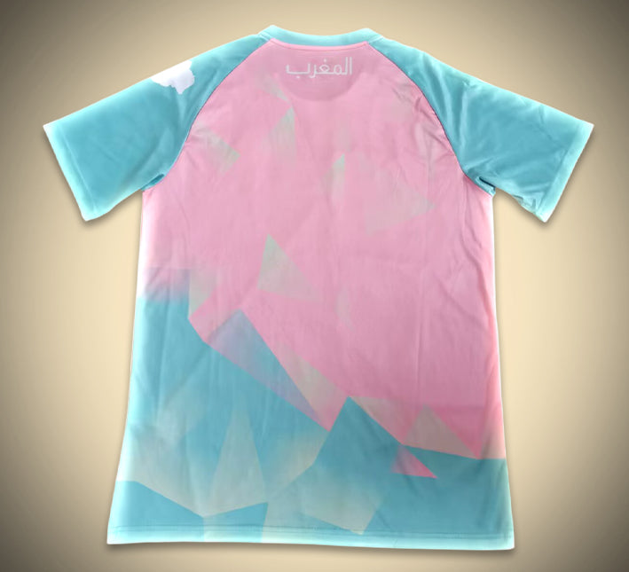 maillot-concept-maroc-rose-et-bleu-edition-saison-2025-2026 Koszulka-Concept Maroko różowa i niebieska edycja sezon 2025 2026
