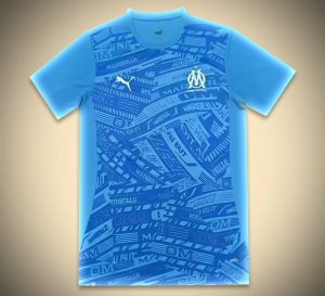 Koszulka Olympique Marseille Przedmeczowa 2024-2025 widok z przodu