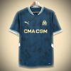 Koszulka Olympique Marseille Wyjazdowa 2024-2025 widok z przodu