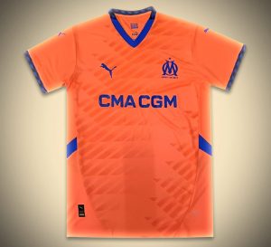 Koszulka Olympique Marseille 3. 2024-2025 widok z przodu