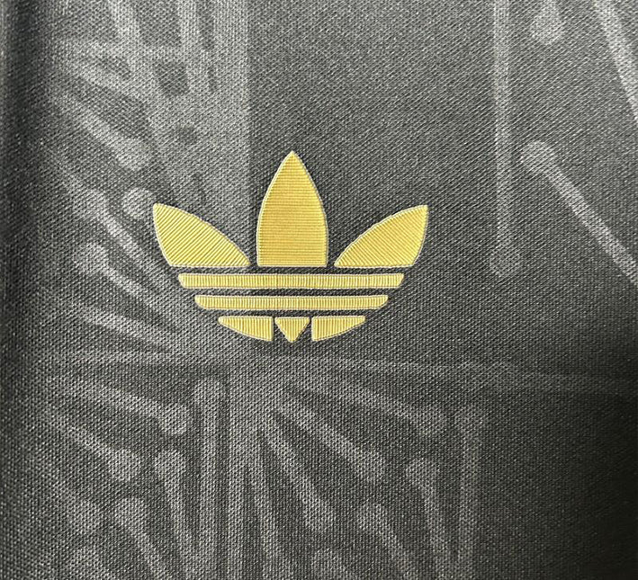 tenue-supporter-mexique-noir-or-style-premium-pour-match strój kibica Meksyk czarno-złoty styl premium na mecz