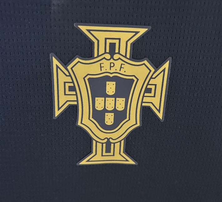 Koszulka kibica Portugalia granatowa styl nowoczesny edycja specjalna