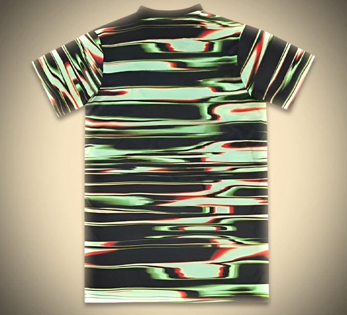 maillotportugaldos.jpg Koszulka Portugal Przedmeczowa w Paski 2024-2025 widok z profilu