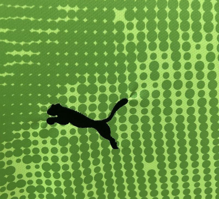 maillotportugalvertpuma.jpg Koszulka Portugal Bramkarska Zielona 2024-2025 detal materiału