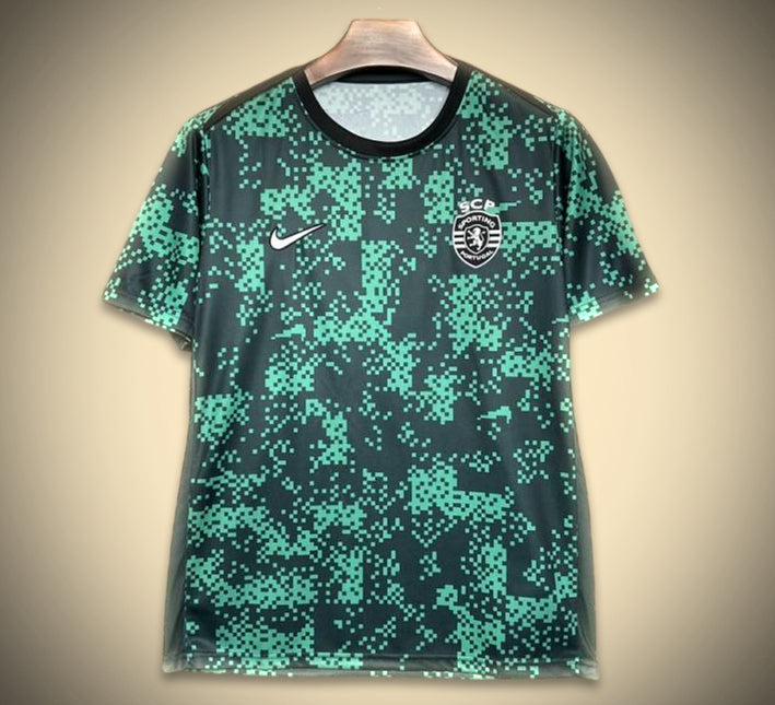 Koszulka Sporting CP Przedmeczowa 2024-2025 widok z przodu