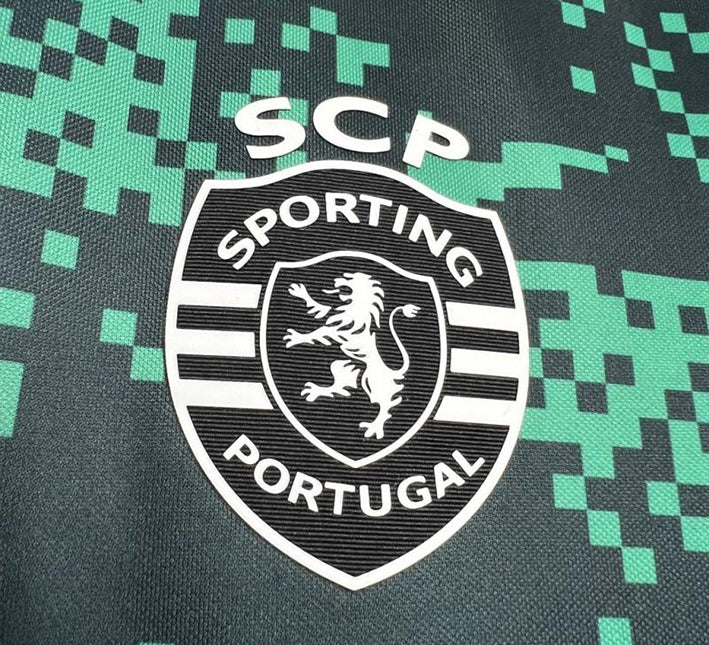 Koszulka Sporting CP Przedmeczowa 2024-2025 widok z boku