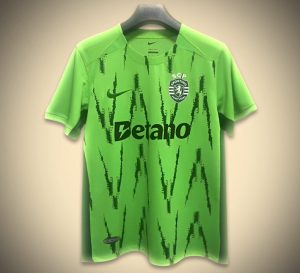 Koszulka Sporting CP Third Zielona 2024-2025 widok z przodu