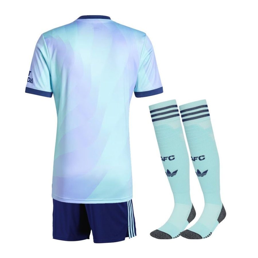 ensemble-enfant-arsenal-maillot-third-saison-2024-2025-avec-short-et-chaussettes Zestaw dziecięcy Arsenal koszulka trzecia sezon 2024 2025 ze spodenkami i skarpetkami