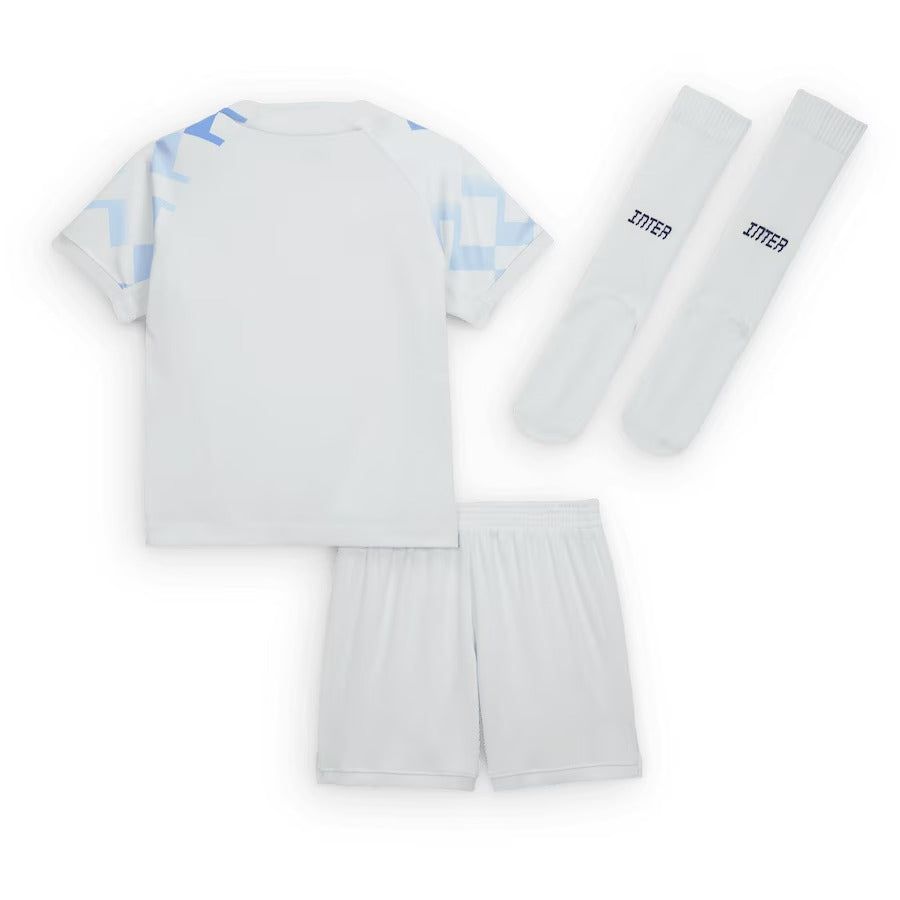 ensemble-enfant-inter-milan-maillot-exterieur-saison-2025-2026-avec-short Komplet dziecięcy Inter Mediolan koszulka wyjazdowa sezon 2025 2026 ze spodenkami