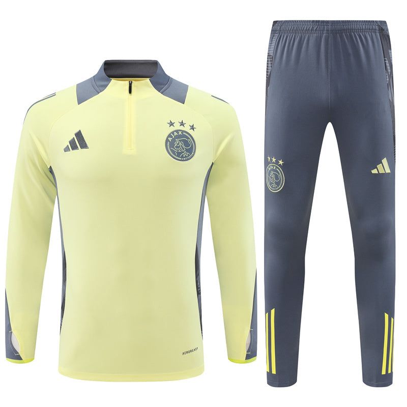 ensemble-survetement-ajax-saison-2024-2025-haut-et-bas Zestaw dresowy Ajax sezon 2024 2025 góra i dół