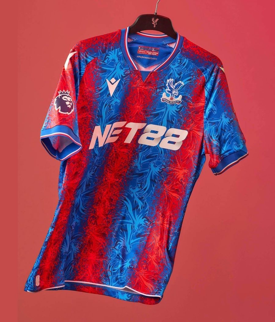 Koszulka piłkarska Crystal Palace domowa 2024 2025 barwy klubu