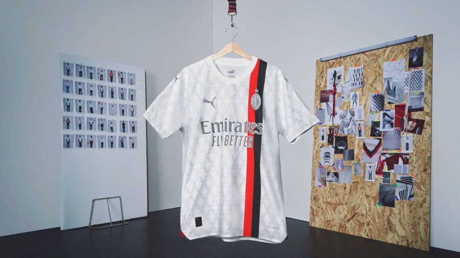 jersey-football-ac-milan-exterieur-rouge-noir-equipement-supporter jersey piłkarski AC Milan wyjazdowy czerwono-czarny wyposażenie kibica