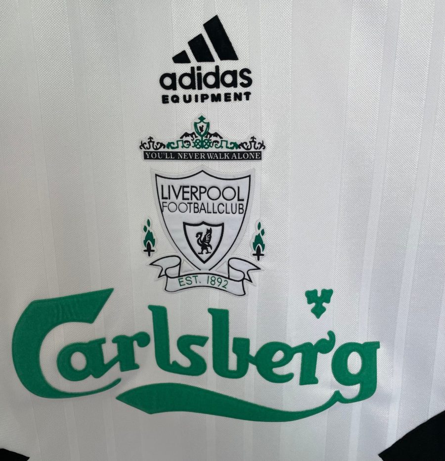 jersey-liverpool-fc-retro-exterieur-manches-longues-epoque-1993-1994 koszulka Liverpool FC retro wyjazdowa z długim rękawem z epoki 1993 1994