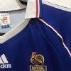 jersey-retro-france-1998-domicile-style-vintage-football Koszulka retro Francja 1998 domowa styl vintage piłka nożna