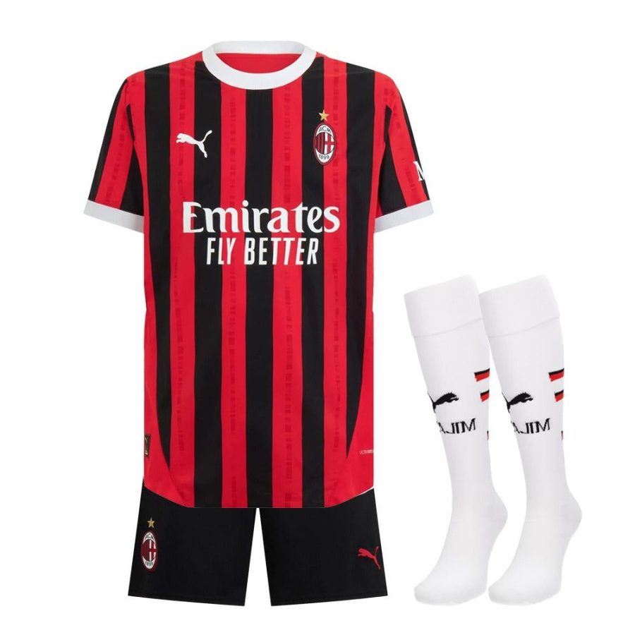 kit-enfant-ac-milan-domicile-2024-2025 ZESTAW DZIECIĘCY AC MILAN DOMOWY 2024-2025
