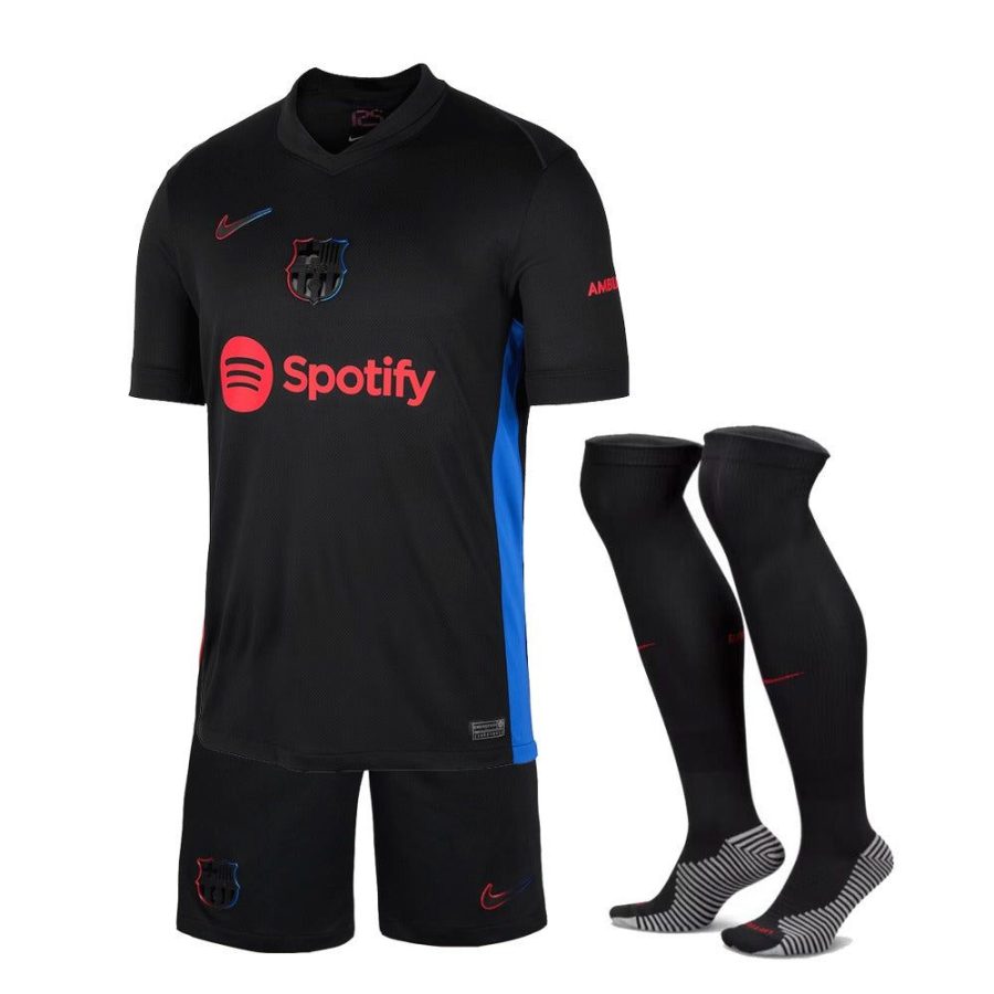 ZESTAW DZIECIĘCY FC BARCELONA WYJAZDOWY 2024-2025