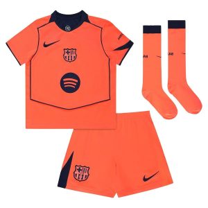 kit-enfant-fc-barcelona-third-3e-maillot-2025-2026 Zestaw dziecięcy FC Barcelona – Trzecia 3. koszulka 2025-2026