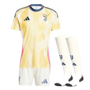 kit-enfant-juventus-exterieur-2024-2025 ZESTAW DZIECIĘCY JUVENTUS WYJAZDOWA 2024-2025